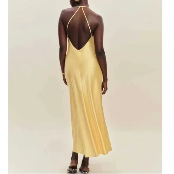 nari silk dress reformation Nari Silk Dress by Reformation